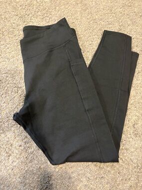 Pact Organic cotton blend high waist grey leggings size Large NWOT